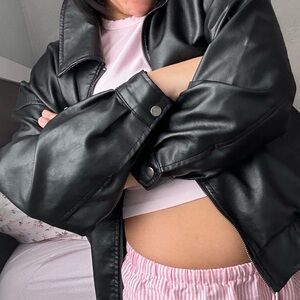 Leather jacket